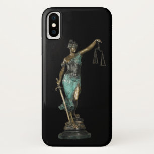 Capa Para iPhone Da Case-Mate Lady Justice em Black Velvet