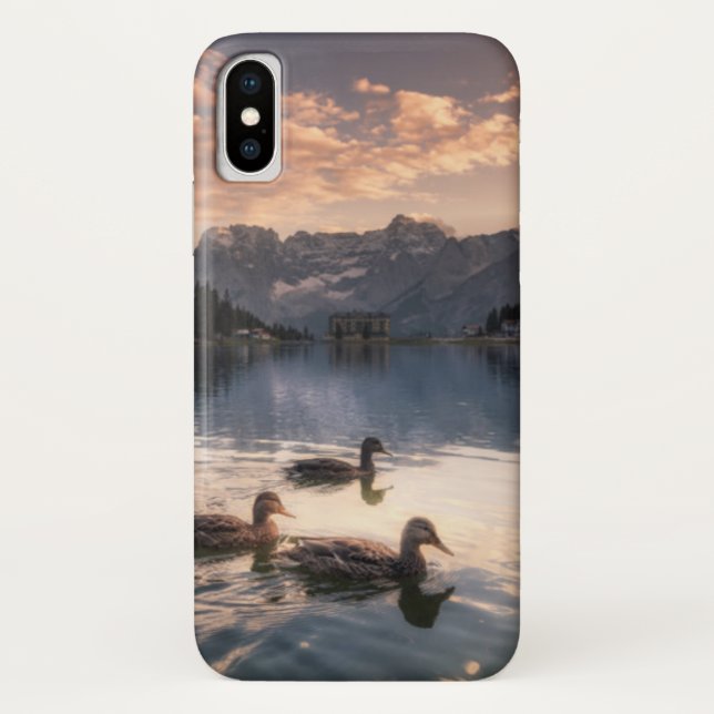 Capa Para iPhone, Case-Mate Lago Misurina|Dolomites, Italia (Verso)