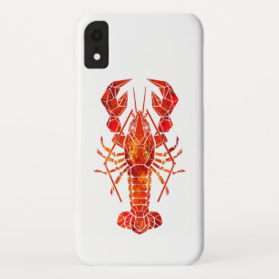 Capa Para iPhone Da Case-Mate Lagosta poligonal vermelha