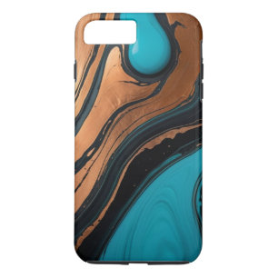 Capa iPhone 8 Plus/7 Plus Lágrimas de turquesa