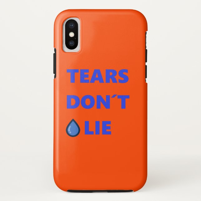 Capa Para iPhone, Case-Mate Lágrimas Não Mentem (Verso)