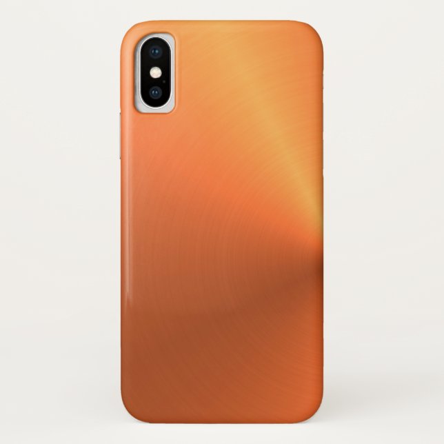 Capa Para iPhone, Case-Mate Laranja Rust Shine (Verso)
