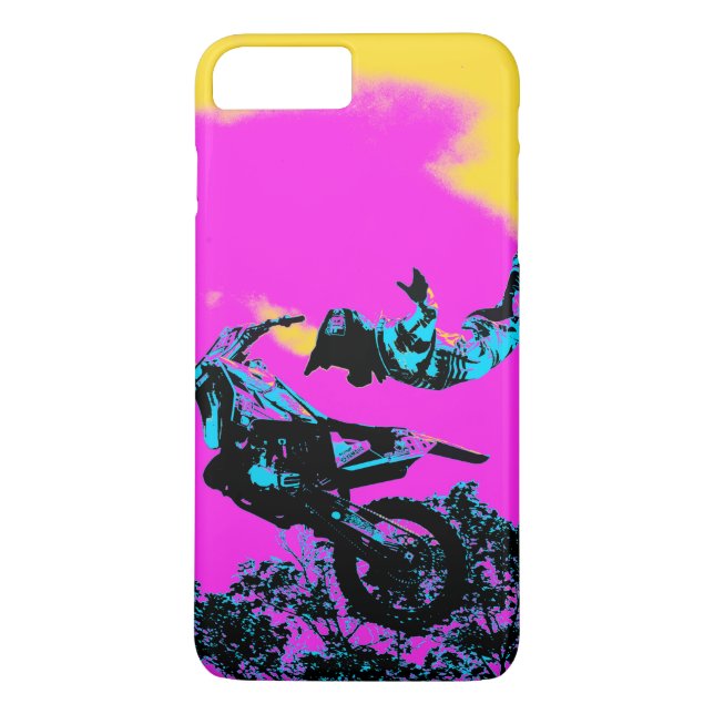 Capa Para iPhone, Case-Mate Largando - Manobra de Motocross Freestyle (Verso)