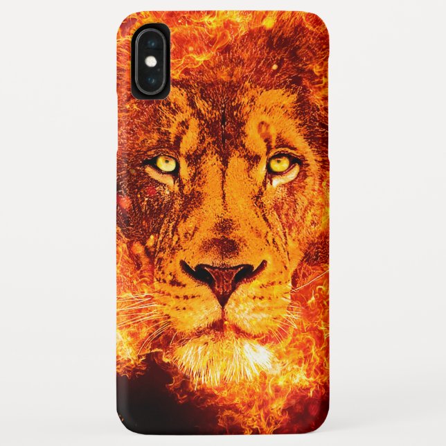 Capa Para iPhone, Case-Mate Leão de Judá Pentecostal Flamejante (Verso)