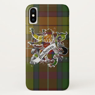 Capa Para iPhone X Leão do Tartan de Buchanan