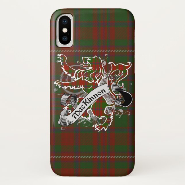 Capa Para iPhone, Case-Mate Leão do Tartan de MacKinnon (Verso)