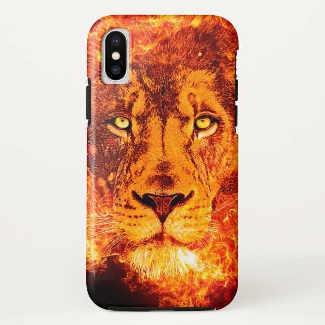 Capa Para iPhone, Case-Mate Leão Flamejante de Judá (Verso)
