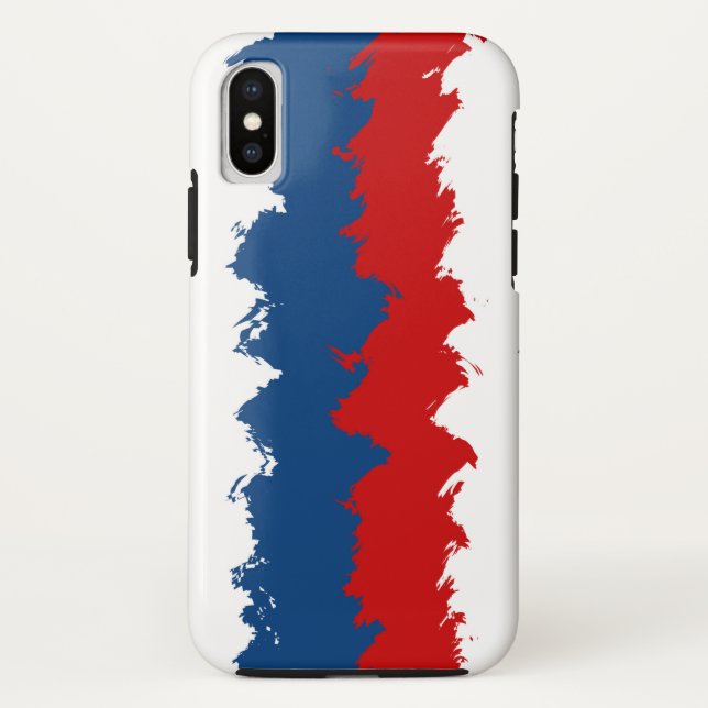 Capa Para iPhone, Case-Mate Legal, brancas e azuis (Verso)