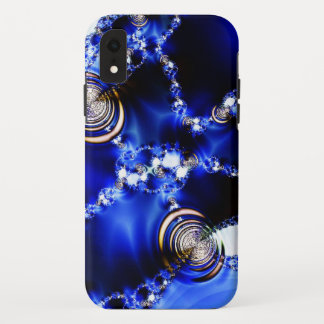 Capa Para iPhone Da Case-Mate Legal Padrão Azul Artístico Com Um Pouco De Bling!