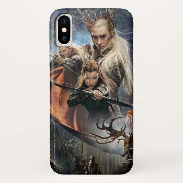 Capa Para iPhone, Case-Mate LEGOLAS GREENLEAF™, TAURIEL™ e Thranduil (Verso)