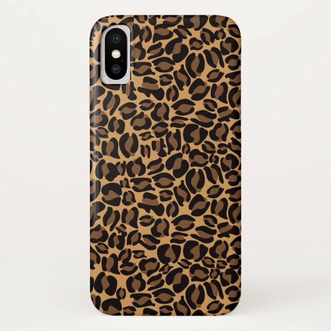 Capa Para iPhone, Case-Mate Leopard Print Patterna Selva Original (Verso)