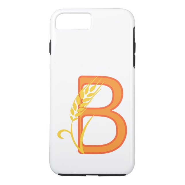 Capa Para iPhone, Case-Mate Letra maiúscula B monograma floral (Verso)