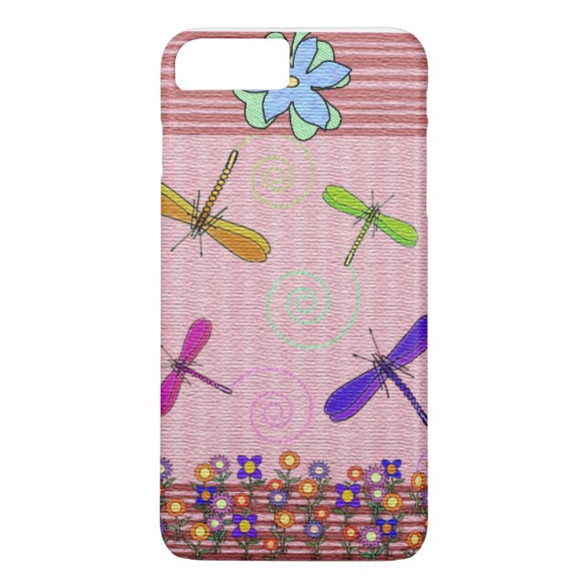Capa Para iPhone, Case-Mate Libélulas & flores (Verso)