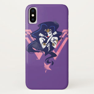 Capa Para iPhone X Liga da Justiça  Pop de Mulher Maravilha e Símbo