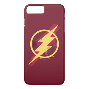 Capa Para iPhone Da Case-Mate Liga da Justiça  Símbolo Flash Pincel e Meio-Ton