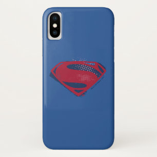 Capa Para iPhone Da Case-Mate Liga da Justiça Símbolo Superman Pincel e Meio-