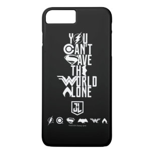 Capa Para iPhone Da Case-Mate Liga da Justiça   Você não pode salvar o mundo soz