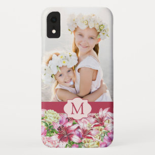 Capa Para iPhone Da Case-Mate Lily Peony Floral Monograma Foto