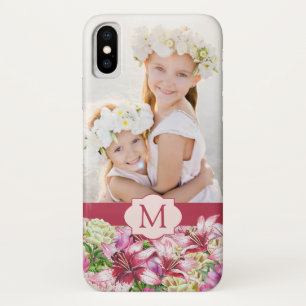 Capa Para iPhone Da Case-Mate Lily Peony Floral Monograma Foto