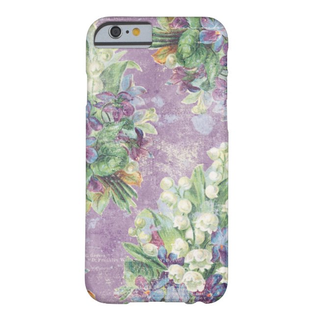 Capa Para iPhone, Case-Mate Lily Roxa do Vale (Verso)