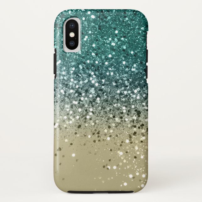 Capa Para iPhone, Case-Mate Limon Twist Beach Glitter #1 (Verso)