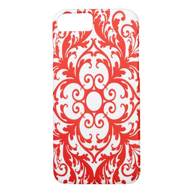 Capa Para iPhone, Case-Mate Linda Arte de Mandala Vermelha (Verso)