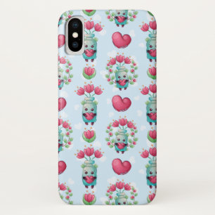Capa Para iPhone Da Case-Mate Linda Floral Mason Jar Hearts Pattern
