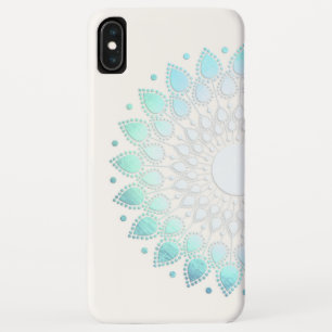 Capa Para iPhone Da Case-Mate Linda Turquesa Lotus Floral Mandala Ca