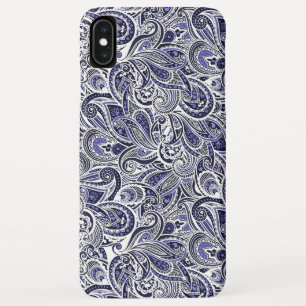 Capa Para iPhone Da Case-Mate Lindo desenho de padrões paisley azuis e brancos