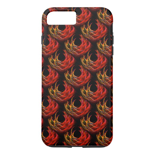Capa Para iPhone, Case-Mate Lindo Moderno Boho Elegante Padrão de Arte Abstrat (Verso)