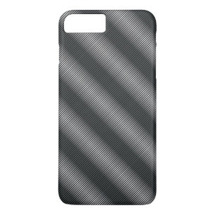 Capa iPhone 8 Plus/7 Plus Linhas de gradação preto e branco ultra-finas