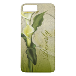 Capa iPhone 8 Plus/7 Plus Lírio de Calla branco