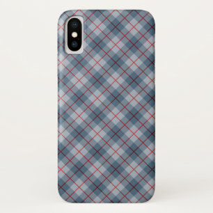 Capa Para iPhone Da Case-Mate Listra Azul-Vermelha da xadrez diagonal