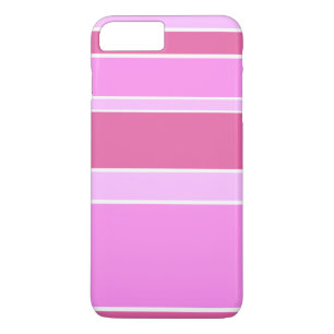 Capa iPhone 8 Plus/7 Plus Listras cor-de-rosa