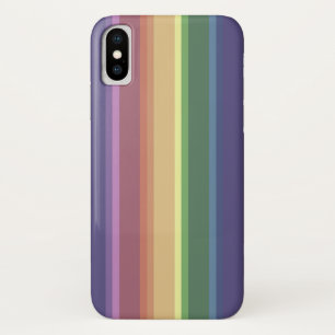 Capa Para iPhone Da Case-Mate Listras de arco-íris sem som