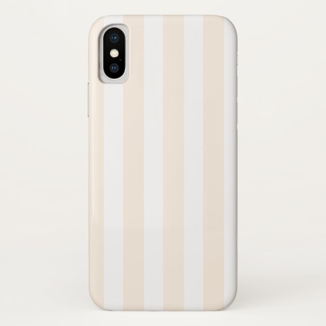 Capa Para iPhone, Case-Mate Listras de bege e doce (Verso)