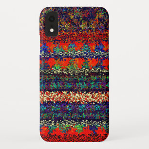 Capa Para iPhone Da Case-Mate Listras de Boho no teste padrão alaranjado da