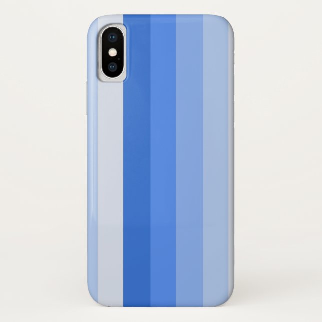 Capa Para iPhone, Case-Mate Listras de sombra azul (Verso)