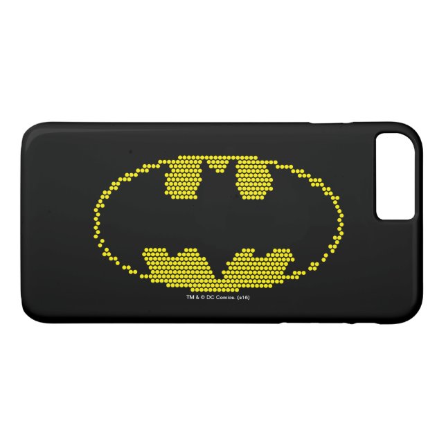 Capa Para iPhone, Case-Mate Lite-Brite Bat Emblem (Verso (Horizontal))