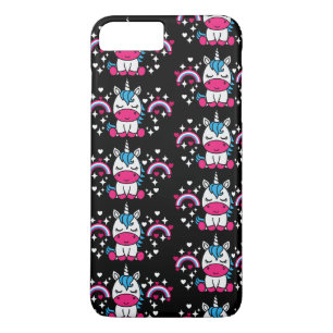 Capa iPhone 8 Plus/7 Plus Little Girls Unicorn Pony