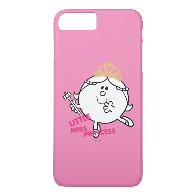 Capa Para iPhone, Case-Mate Little Miss Princesa | Letra rosa (Verso)