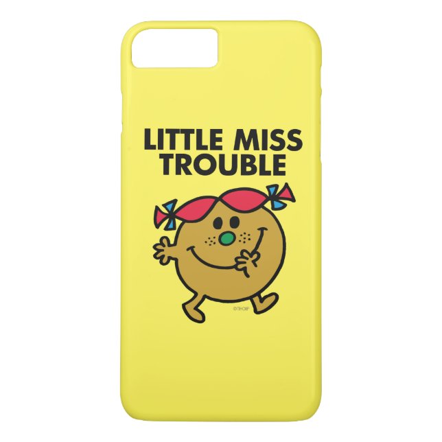 Capa Para iPhone, Case-Mate Little Miss Trouble | Letra negra (Verso)