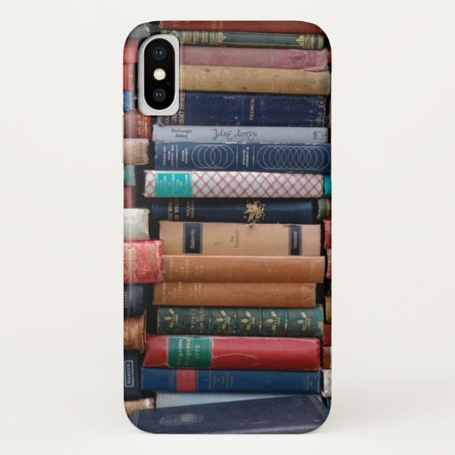 Capa Para iPhone, Case-Mate Livros Lidos Adoram Livros Antigos (Verso)