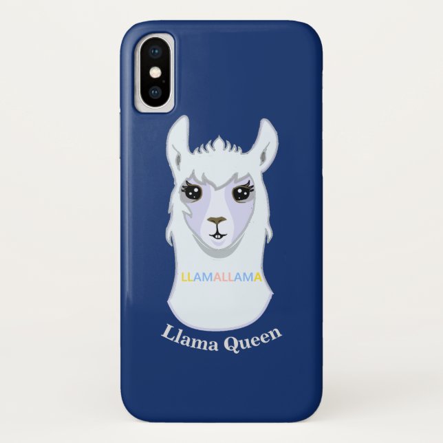 Capa Para iPhone, Case-Mate Llama Queen (Verso)