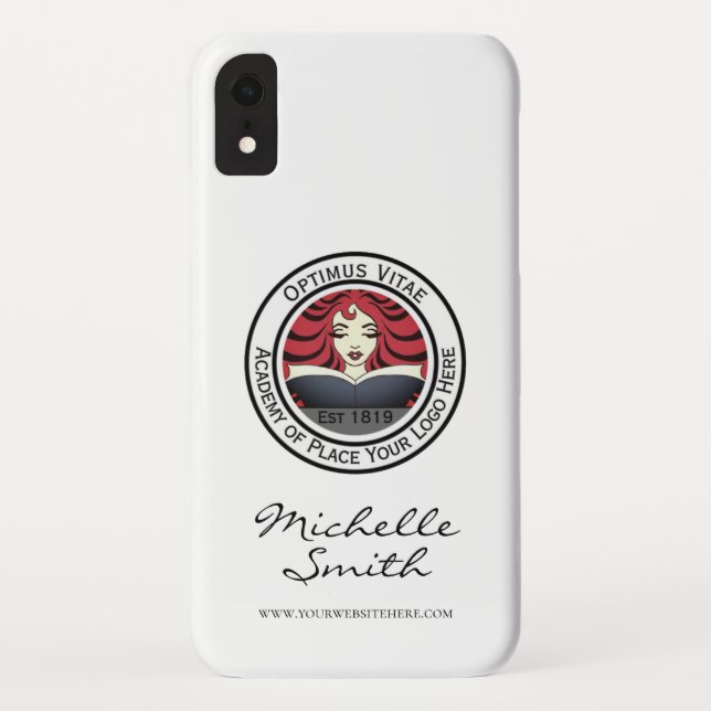Capa Para iPhone, Case-Mate Logotipo da Empresa (Verso)