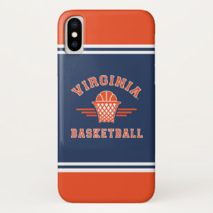 Capa Para iPhone X Logotipo do Virginia Cavaliers   Basquetebol