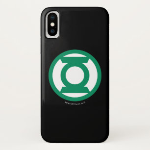 Capa Para iPhone X Logotipo verde 13 da lanterna