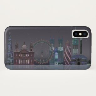 Capa Para iPhone Da Case-Mate Londres Skyline Night Refletions