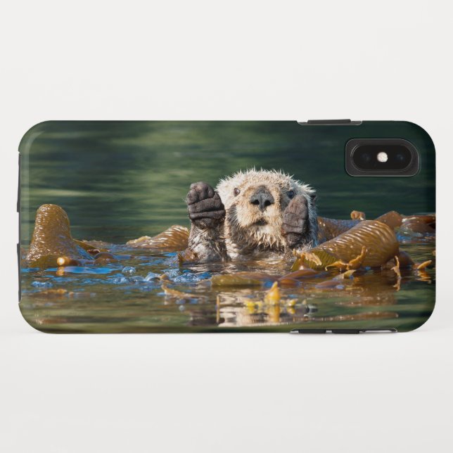 Capa Para iPhone, Case-Mate Lontra do Mar de Onda (Verso (Horizontal))