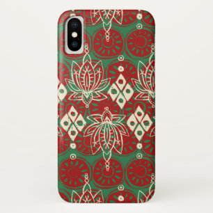 Capa Para iPhone X lotus diamond Christmas